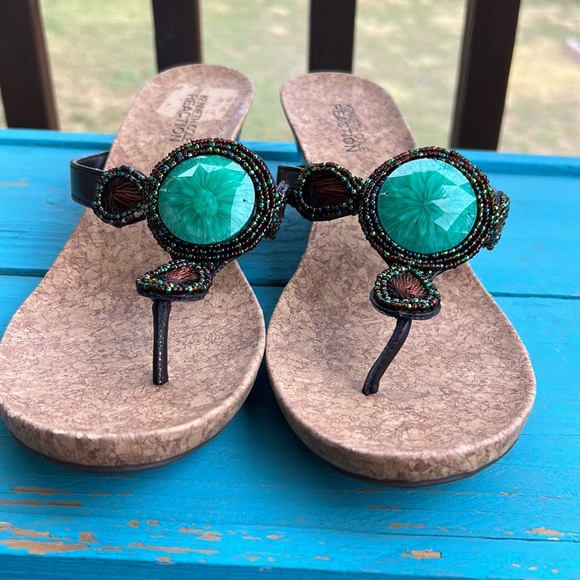 Kenneth Cole Reaction Ladies size 7.5 Pretty Glam Sandals - Picture 5 of 9